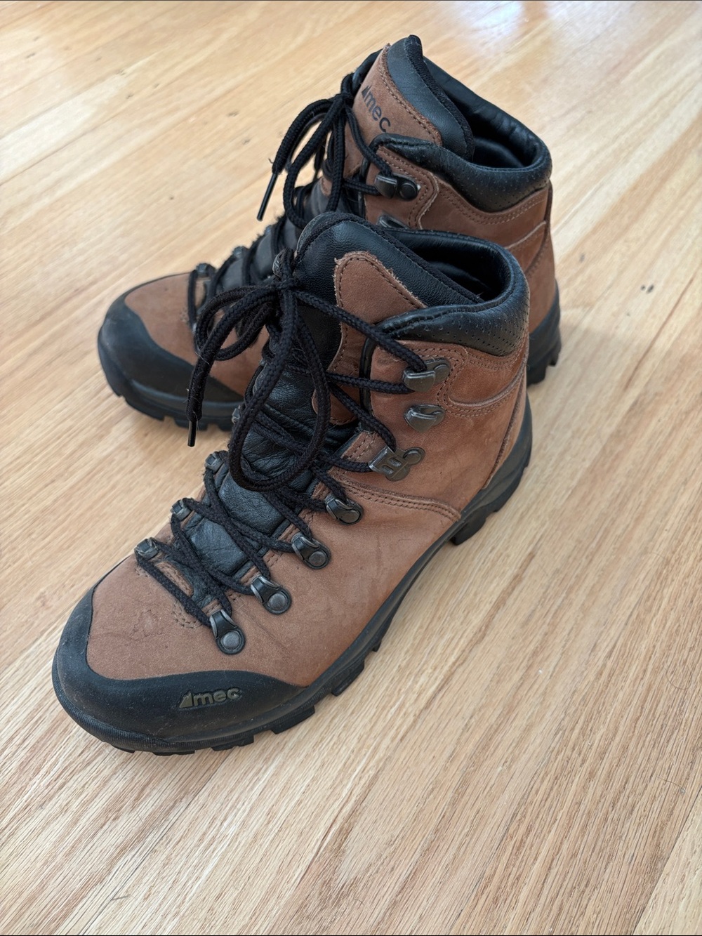 MEC Brown and Black Hiking Boots